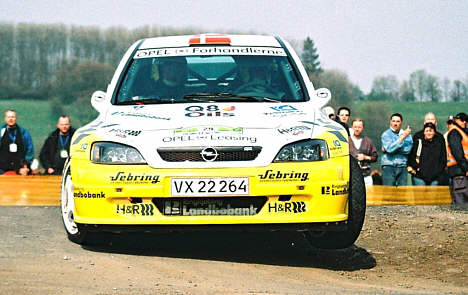 Jørgen Vej og Finn Thomsen hjemkørte en fornuftig fjerdeplads generelt i LuK Rally Himmerland 2005. (Foto: Åge Kirketerp Jensen)